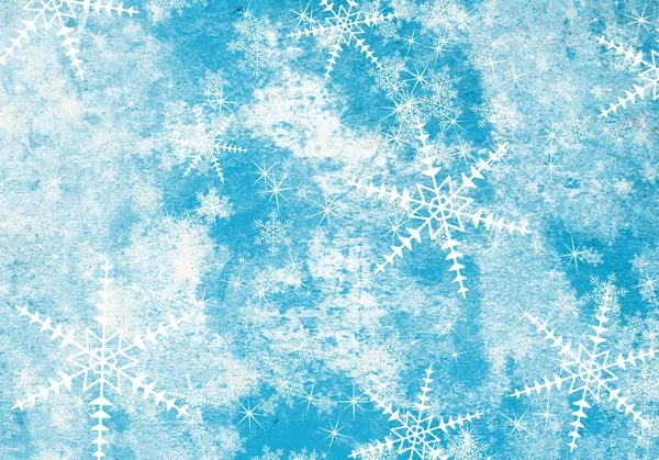 Χριστούγεννα φόντο με νιφάδες χιονιού — Φωτογραφία Αρχείου