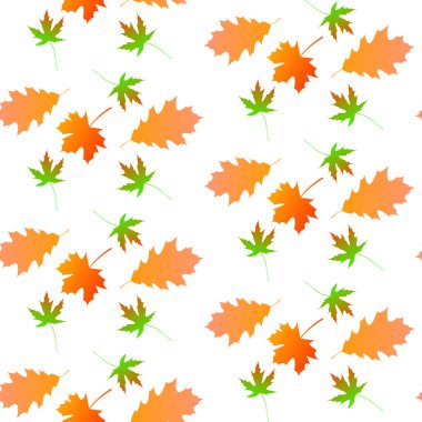 Sonbahar yaprakları pürüzsüz desen. 