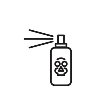 Benzin bidonları beyaz üzerine ikon vektörü. Satır simgesi