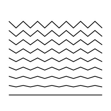 Beyaz arkaplanda soyut bir dalga oluşturuldu. Dekorasyon elemanı. Vektör. EPS 10