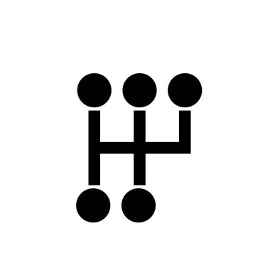 Simge vektörünü değiştir. Beyaz arkaplanda kaydırma işareti.