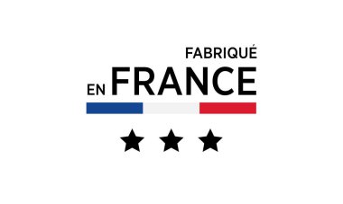 Fransız dilinde, Fransa 'da üretilmiş. Vektör