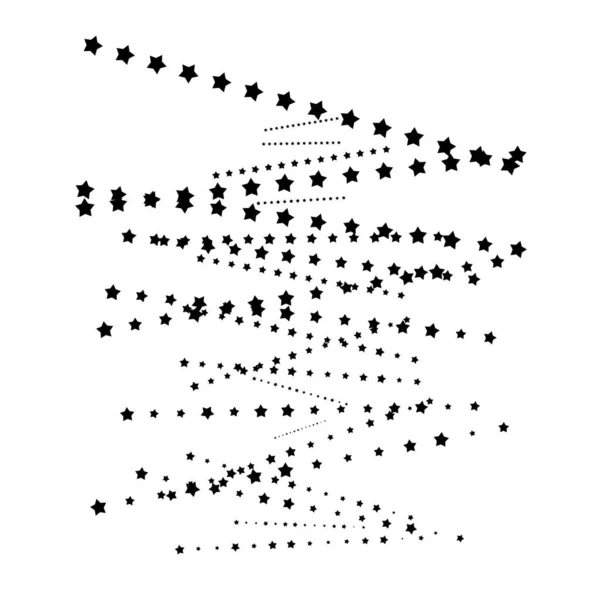 Абстрактная Падающая Звезда Векторный Фон Звездная Абстракция — стоковый вектор