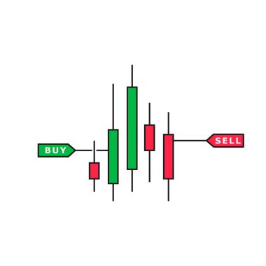 Eski ticaret logosu. Vektör işareti. Mali grafik