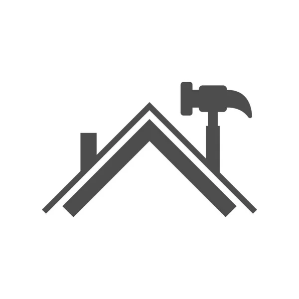 Roofer Perth Logo Your Company 病媒趋势标识 — 图库矢量图片