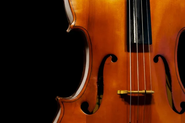 Part of cello isolated — Stock Photo, Image