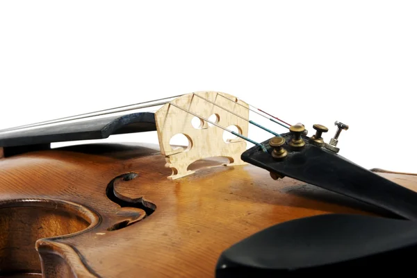 孤立的大提琴的一部分 — 图库照片
