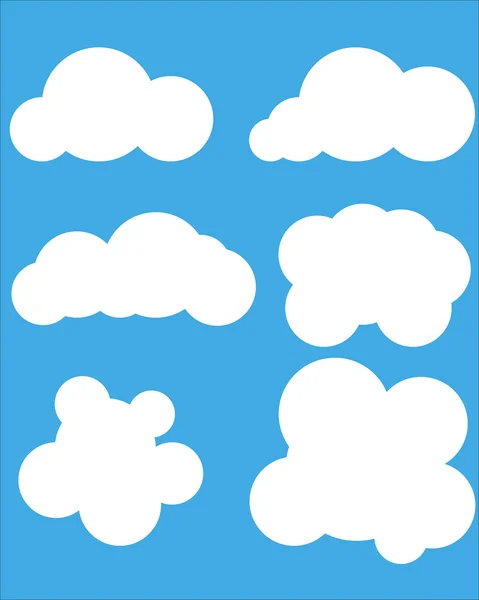 Nuvens coleção —  Vetores de Stock