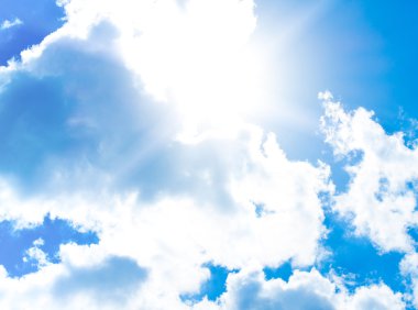 Mavi gökyüzü arkaplanı