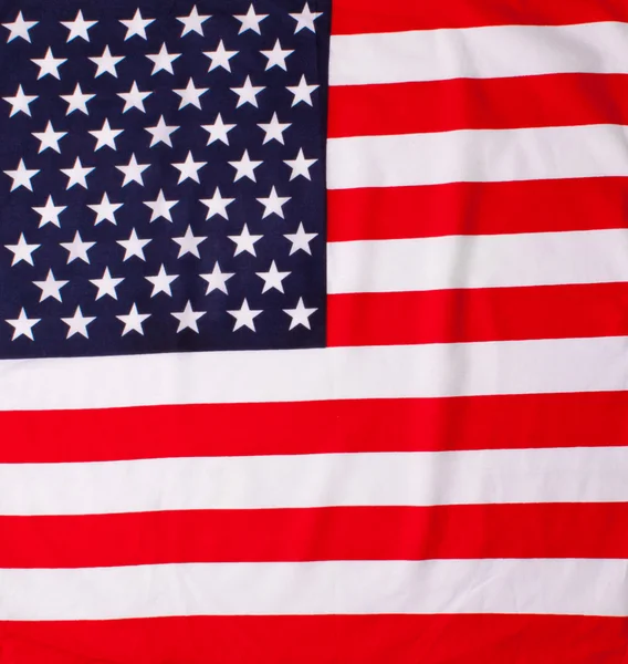 Closeup of American flag — Stock fotografie