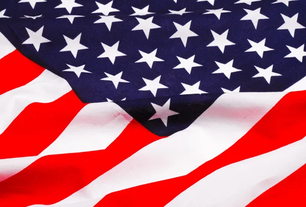 Closeup of American flag — Stock fotografie