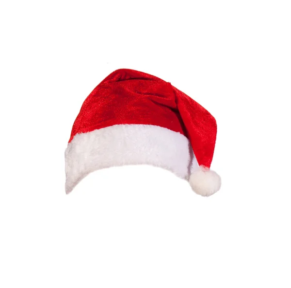 Sombrero rojo de Santa Claus — Foto de Stock