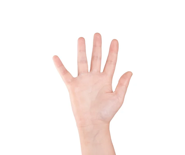 Mooie vrouw hand — Stockfoto