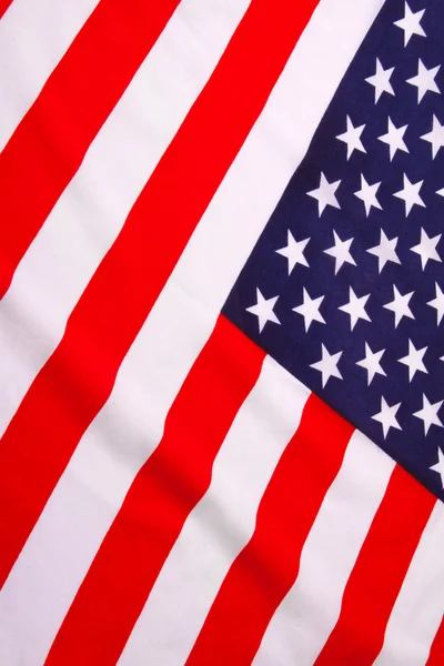 Nahaufnahme amerikanische Flagge — Stockfoto