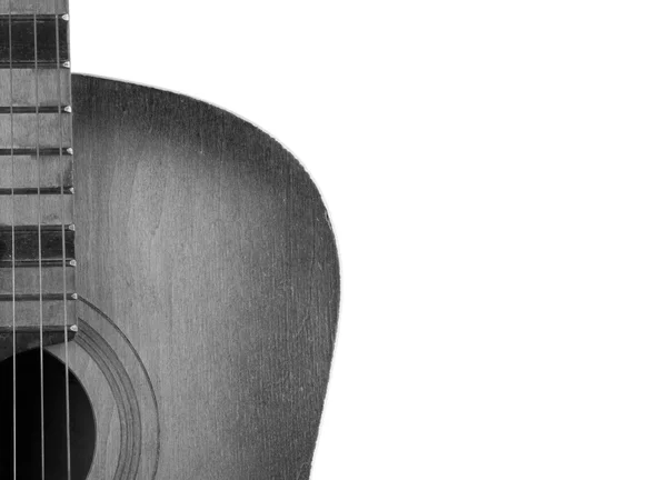 Акустична гітара, ізольовані — стокове фото