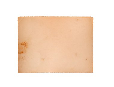 eski fotoğraf izole