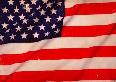 Amerikan bayrağı closeup
