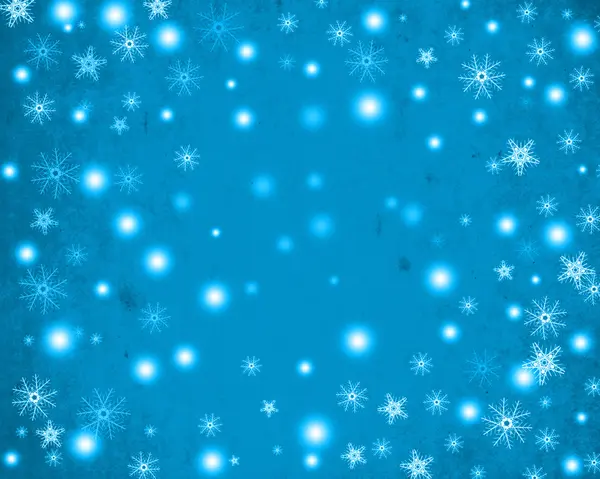 Christmas background with snowflakes — Stock Photo, Image