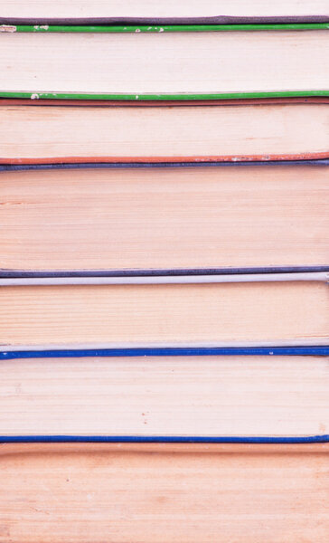 Old and used hardback books