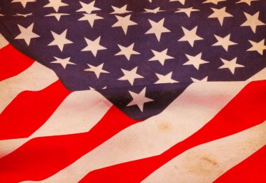 Amerikan bayrağı closeup