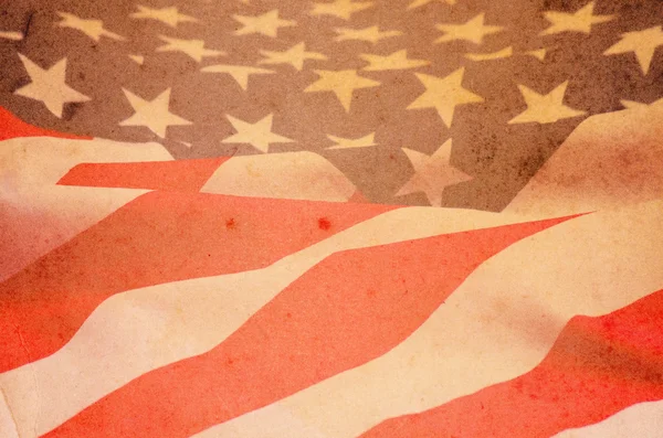 Closeup of  American flag — Stock Photo, Image