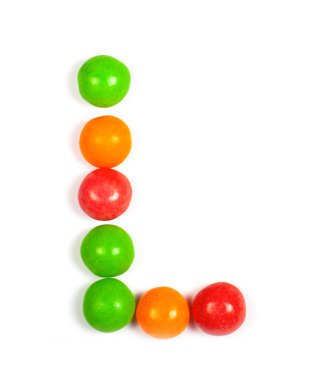 Beyaz şeker alfabesine