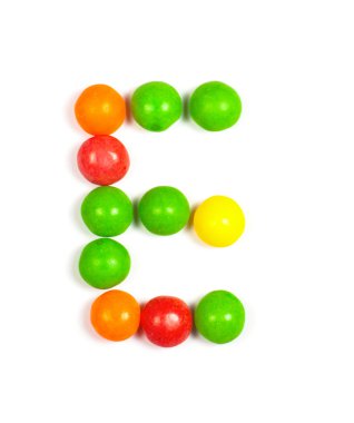 Beyaz şeker alfabesine