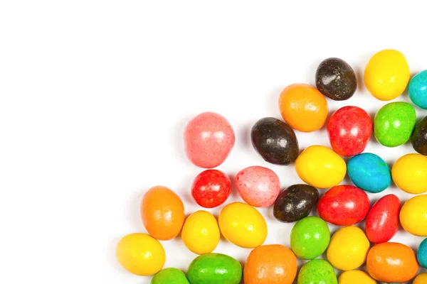 Цвет конфеты изолированы на белом — стоковое фото