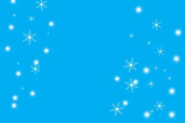 Christmas  background with snowflakes — Stock Photo, Image