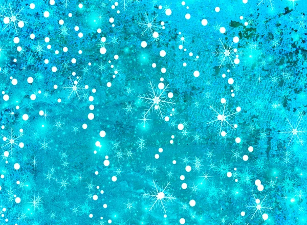 Christmas  background with snowflakes — Stock Photo, Image