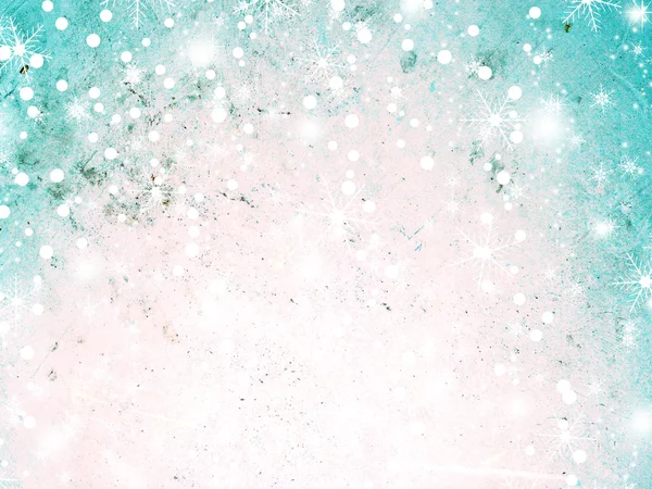 Christmas  background with snowflakes — Stock Photo, Image