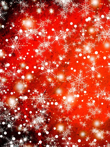 Weihnachten Hintergrund mit Schneeflocken — Stockfoto