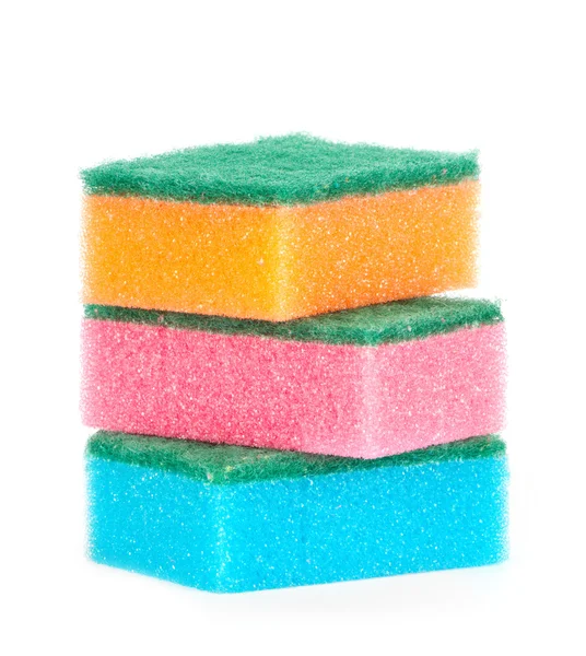 Image of colored sponges isolated — Stock Photo, Image