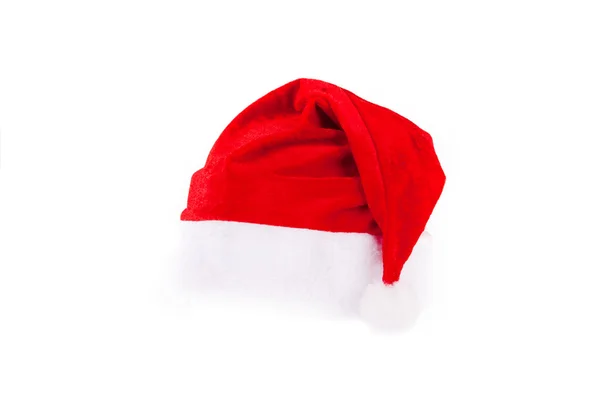 Chapeau Père Noël isolé — Photo