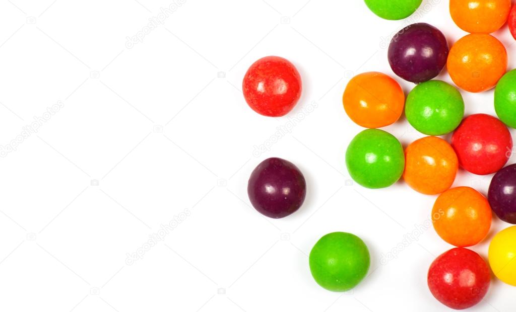 color candy isolated 