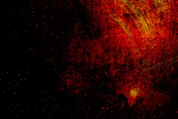 Bilden av glödande galaxen mot svarta rymden — Stockfoto