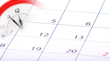 Kolaj ile saat ve takvim