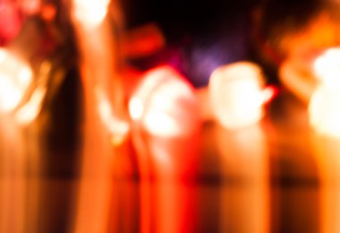 bulanık arka plan ışığı