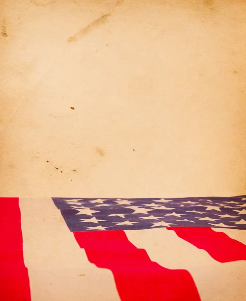 Closeup of American flag — Stock fotografie