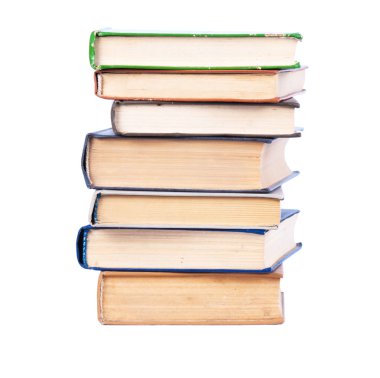 Bir yığın eski kitap 