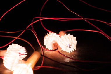 Noel ışığı arka planı