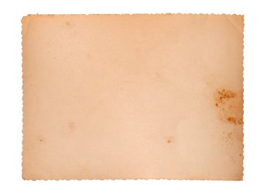 Arkasında eski bir fotoğraf