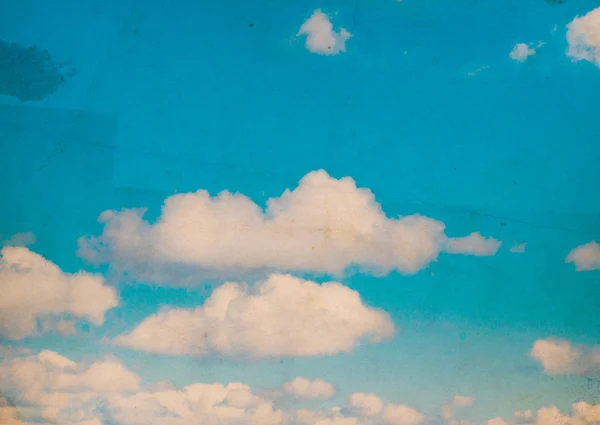 Blue sky with clouds. — Stock Photo, Image