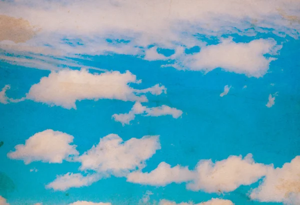 구름 이 있는 푸른 하늘. — 스톡 사진