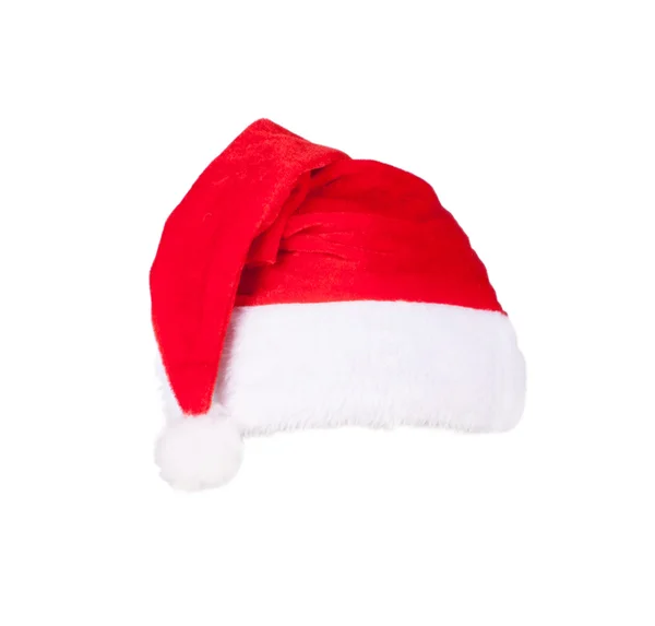 Sombrero rojo de Santa Claus — Foto de Stock