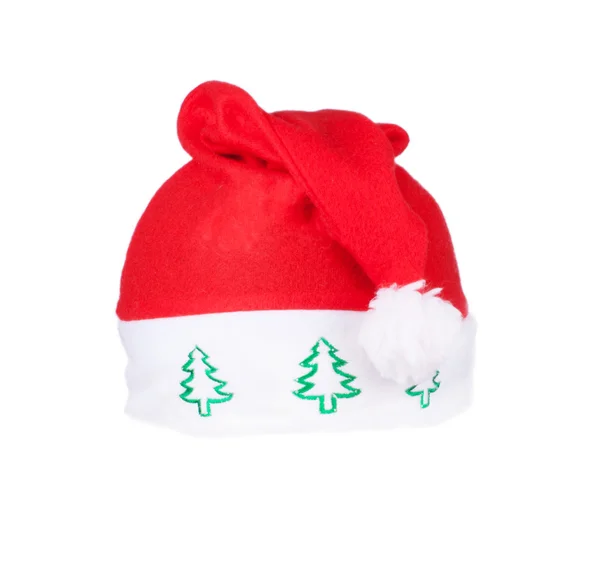 Sombrero rojo de Santa Claus — Foto de Stock