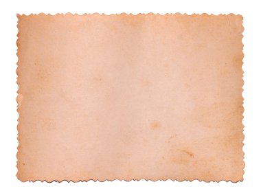 Arkasında eski bir fotoğraf