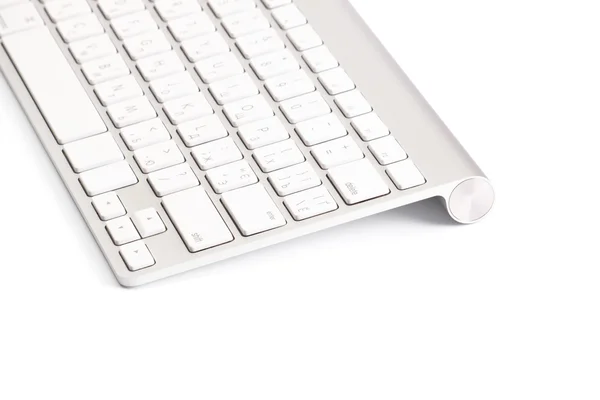 Computer keyboard. Isolated on white — Stock Photo, Image