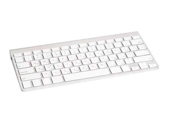 Computer keyboard. Isolated on white — Stock Photo, Image