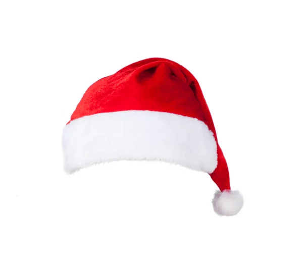 Χριστουγεννιάτικα διακοσμητικά παιχνίδια με καπέλο santa — Φωτογραφία Αρχείου